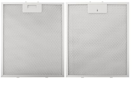 Dual Pack of Aluminum Cooktop Vent Filters Designed for Leading Brands