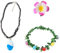 Oykrueats 3 Stück Mädchen Prinzessin Ozean Kostüm Accessoires Halskette Zubehör Stirnband,Ozean-Halskette Handgewebte Anhänger-Halskette,Kinder Abenteuer Halskette und Blumenclip,für Karneval Cosplay