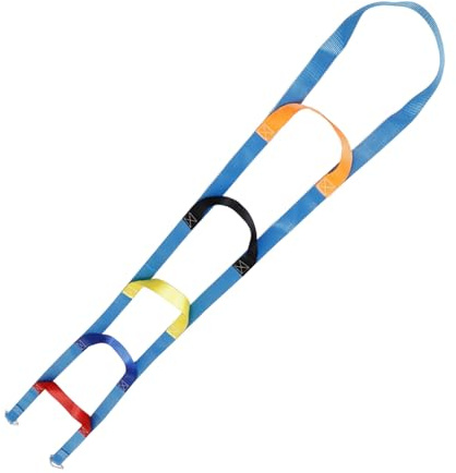 Kisangel Multifunktionale Kinder Kletterseil Leiter 2m Strapazierfähiges Kletterseil Aus Weichem Material Outdoor Kletterspielzeug Für Motorische Entwicklung Und Abenteuer