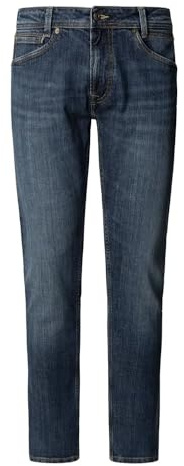 Pepe Jeans Herren Jeans Spike - Tapered Fit - Mid Waist - Blau - Blue Denim