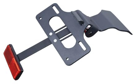 avdb-Moto Kennzeichenhalter AVDB kompatibel mit Honda CRF 300 L 2021-2024, CRF 300 L Rally 2021-2024 MIT Rückstrahler