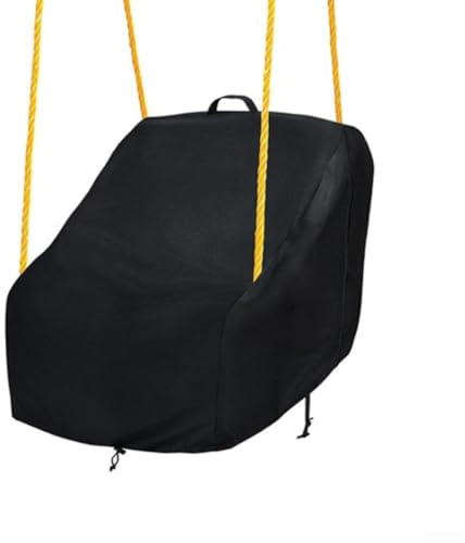 Outdoor-Kleinkind-Schaukel-Sitzbezug, Babyschaukelsitz, Outdoor-Babyschaukel-Abdeckung, wasserdicht, 420D-Oxford-Gewebe, UV-beständig, passend für 40 x 40 x 50 cm (schwarz)