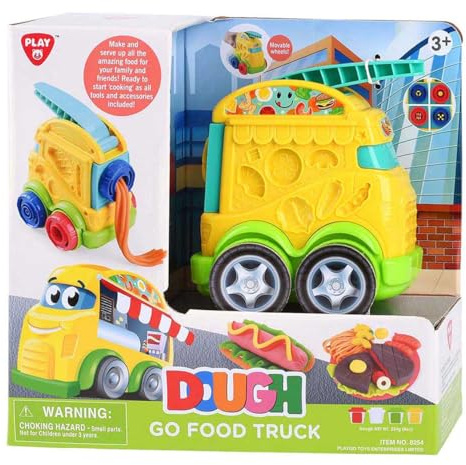 PlayGo Knete Spielset Food Truck - kreative Knetdosen Spielzeug
