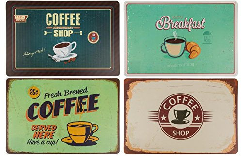 Tischset Coffee 4er-Set