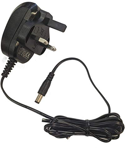 Hoover 49037664 Battery Charger, in Plastic, Black, Original, Compatible with Hoover Freedom Cordless Stick