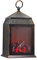 YAKii.12 H Fireplace Lantern with 6 Hours Timer Battery Operated, Hanging or Sitting Decoration for Indoor & Outdoor Use