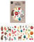 Hautfreundliche Kindertattoos zum Aufkleben - Motiv Naturkinder, Kinder-Tattoo Set mit 5 Bögen, Tattoos Kinder, 100% Vegan und Hergestellt in Österreich, JEKA
