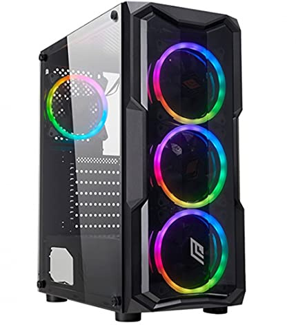 Gruppo Galagant PC Da Gaming Con Case RGB e processore Ryzen 5 - Scheda Video GeForce GTX 1050ti 4GB - Ram DDR4 16GB 3200mhz- SSD M.2 512 GB - Windows 10 Pro