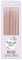 Make A Wish Tall Metallic Rose Gold Candles x 6