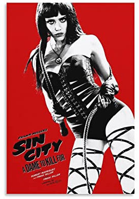 Filmposter Sin Movie City und Wandkunstdruck, modernes Familienschlafzimmerdekor, Poster, 40 x 60 cm