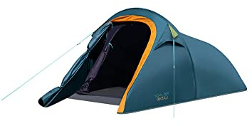 Vango Soul 200 CLR Blau - Einfaches kleines 2-Personen Tunnelzelt, Größe 2 Personen - Farbe Blue CLR