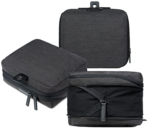 Nordace Reise-Organizer-Set für Damen und Herren, 2 x Packwürfel und 1 x Kulturbeutel, langlebig und wasserabweisend, Schwarz