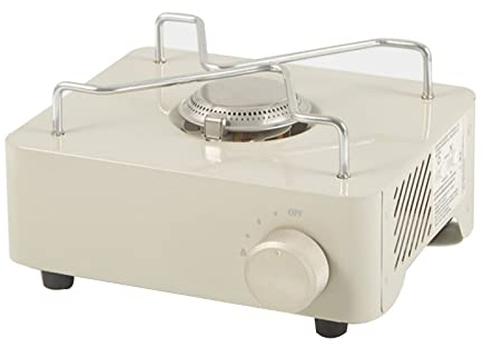 LHX Cuisinière à gaz portative extérieure Mini Cassette Cuisinière Cuisinière de Camping sur Le Terrain (Color : White)