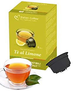 TE' AL LIMONE (96 Capsule) compatibili con Caffitaly, 8 confezioni x 12 Capsule