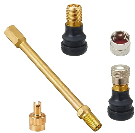 Natcoo Tubeless Ventile für Segway Max Ninebot G30, für Xiaomi M365, Pro, Pro2, 1S, für Segway Mini, für Hoverboard, Ventilverlängerungs Adapter für E-Scooter, Scooter Zubehör