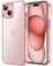 JETech Case for iPhone 15 Plus 6.7-Inch, Non-Yellowing Shockproof Phone Bumper Cover, Anti-Scratch Clear Back (Rose Gold)