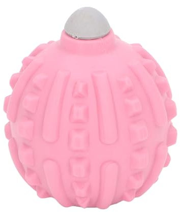 Elektrisch Massageball, Faszienball, Vibrierender Muskel für Tiefengewebemassage, Linderung von Verspannungen mit Ersatzkopf für Rücken, Gesäß, Beine, Arme, Taille und Füße(ROSA)