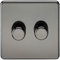 2G 2-way 10-200W (5-150W LED) Intelligent dimmer -Black Nickel
