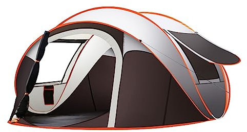 AQQWWER Zelte Outdoor Large Camping Tent Full-Automatic Instant Unfold Waterproof Tent Family Multi-Functional Portable Dampproof Tent (Color : L)