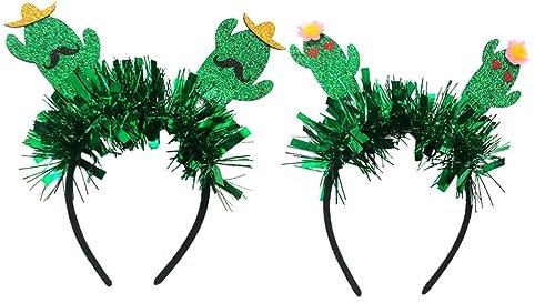 FRCOLOR 2stücke Kaktus Haarreif Für Erwachsene Kreative Haaraccessoires Für Partys Cosplay Und Besondere Anlässe Bequem Und Auffällig Im Design