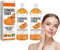 Tkekruh 2PC Turmeric-Toner 100ml, Kurkuma-Toner für Hautschutz und Feuchtigkeitsspendung, Gesichtswasser Aufhellender Gesichtstoner, Repariert Mattheit und Akne, geeignet für alle Hauttypen