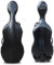 WUQIMUSC Custodia rigida per violoncello 4/4, dimensioni standard, con ruote, in ABS aeronautico, materiali compositi, resistente e robusta, manico integrato con spallacci, impermeabile e stabile