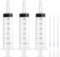 3 Packung Spritzen 60ml,spritze mit 18G 10cm Nadeln mit Stumpfer, sterile Spritzen für Labor, Garten, Tiernahrung und Industrie