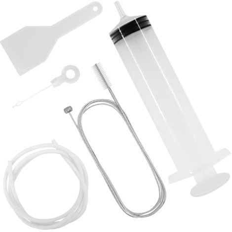 5 Pcs Fridge Dredger Set,Refrigerator Drain Hole Blockage Remover Kits,Fridge Drain Pipe Blocked Dredging Tool,Fridge Drain Hole Cleaning Tool for All Refrigerator Cleaning and Wine Cabinets Kitchen