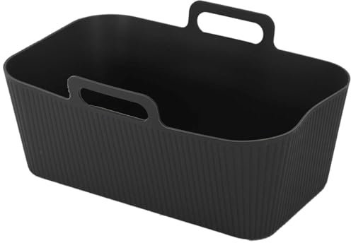 COOK CONCEPT, KC0009, Moule en Silicone pour friteuse à air, Cuisson Uniforme, Facile à Nettoyer, Design Ergonomique, idéal pour Plats variés, Dimensions 19x12 cm, Couleur Noir