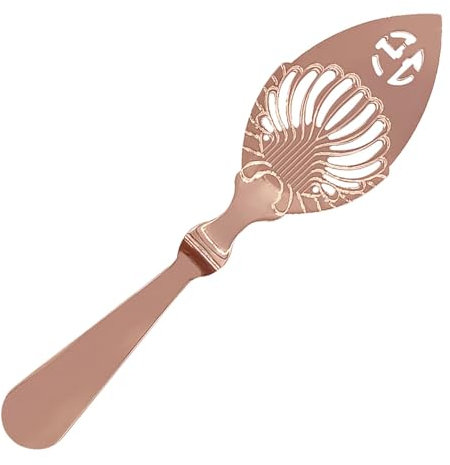 Tyinerc Absinthe Spoon Holder, Absente Spoon, Bitters Filter Spoon with Hollow Design, 304 Stainless Steel Absinthe Fountain Spoon, Cocktail Bar, Glass Cup, Drinking Filter, Kitchen Bar Tool