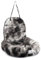 Pfoten&Nasen® 2 In 1 Orthopädisches Hunde Autositz [Grau/Weiß, 41X50X33cm] Für Große, Mittelgroße und Kleine Hunde, Hundebett, Hundesitz Auto Rückbank, Dog Car Seat, Hundekorb Auto.