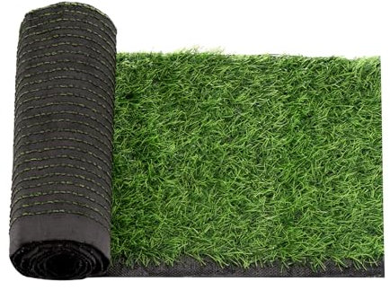 sourcing map Chemin de table en gazon artificiel 30,5 x 274,3 cm - Décoration réaliste pour fête de mariage, banquet, restaurant