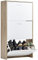 Casabel - Mueble zapatero de 18 pares - Estantería de gran capacidad para vestíbulo o pasillo - (ancho) 60 x (profundidad) 24 x (alto) 113 cm - Madera clara blanca
