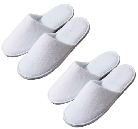 BCHKO 2 Paia Ciabatte Hotel Monouso per Ospiti Comode e Traspiranti SPA Famiglia Unisex (spessore extra)