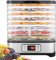Dörrautomat 400W， Dörrgerät mit LCD Display 8 Etagen Obsttrockner， Gemüsetrockner BPA-frei， Temperatur einstellbar Dehydrator für Lebensmittel