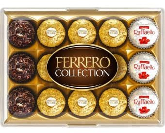 2 er Pack Ferrero Collection 2 x 172 g Pralinen im Geschenkbox mit Rocher Rondnoir Raffaello