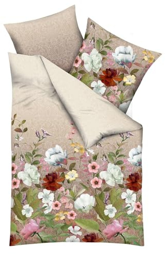 Kaeppel Mako-Satin Bettwäsche Wildblumen Natur
