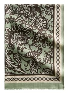 Marc O'Polo Schal mit Allover-Print mit TENCEL™ Lyocell grau, OSO