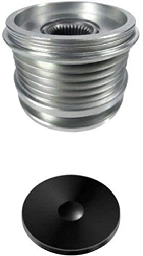 HELLA 9XU 358 039-201 Alternator Freewheel Clutch - Thread Size: M16x1,5 - Number of grooves: 5 - with cap