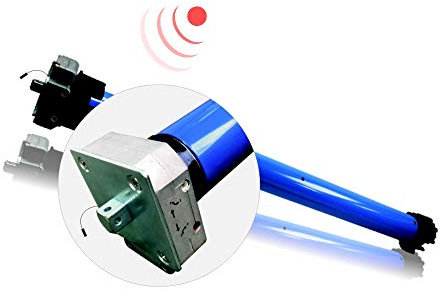 heicko Funk-Markisenmotor, mechanisch einstellbare Endlagen, 80 Nm mit Adapter für 78 mm Rundwelle, Funkprotokoll G2 (1 ST)