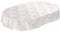 ANRO Wachstuchtischdecke Wachstuch Wachstischdecke Tischdecke abwaschbar Abstrakt Stimmung Laub Grau Oval 140 x 180cm