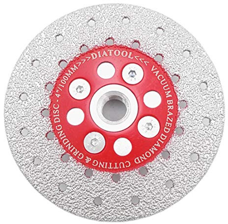 SHDIATOOL Diamant Trennscheibe 100mm Doppelseitig zum Schneiden und Schleifen Granit Marmor Fliese Natursteine
