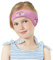 MoKo Schwimmen Stirnband, Neopren Schwimmband Ohrenband Wasserdichtes Kopfband Haarband mit Hohe Elastizität und Klettverschluss Ohrenschutz Band für Kinder Alter 1-2, S Größe - Rosa