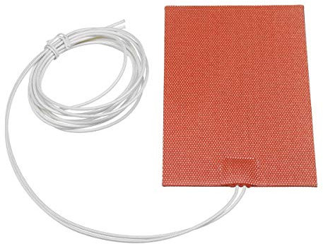 BliliDIY 300W 240V 10 * 15Cm Silicone Heated Bed Heating Pad W/Adhesive Backing For 3D Printer Hot Bed