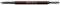 ARTDECO Ultra Fine Brow Liner - Augenbrauenstift präzise - 1 x 9 g