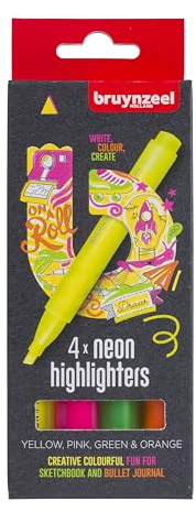 Bruynzeel Neon Textmarker 4-teilig