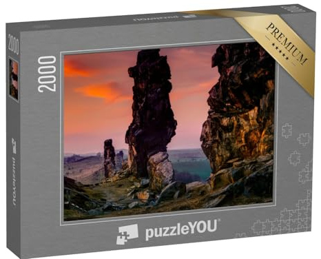 puzzleYOU: Puzzle 2000 Teile „Teufelsmauer, Harz, Deutschland“
