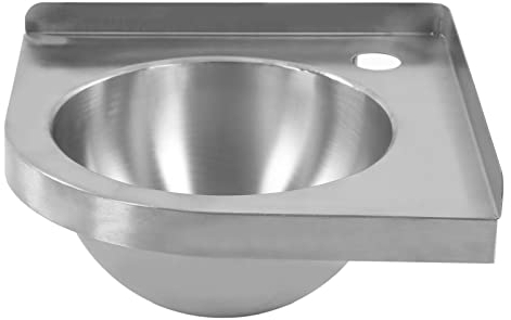 Wohnmobil-Eckwaschbecken, dreieckiges Eckwaschbecken, gebürstetes Finish, Küche, Badezimmer, Handwaschbecken, Waschbecken für Boot, Wohnwagen, Wohnmobil, Wohnmobil