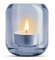 EVA SOLO | 2 Acorn Glaskerzenhalter Sea | Dekorativer Teelichthalter aus farbigem Glas | Sea