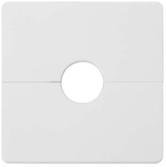 KEOJI Wall Wire Hole Decor Cover Separable Junction Box Outlet Cable Protector Snap-on Plate Angle Valve Pipe Plug Decor Cover-Type2 white